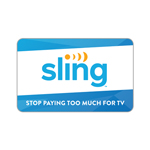 SLING TV<sup>®</sup> $25 Gift Card